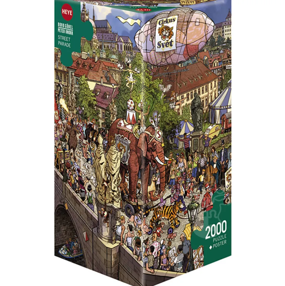 Heye Street Parade. Puzzle 2000pcs Triangle Box
