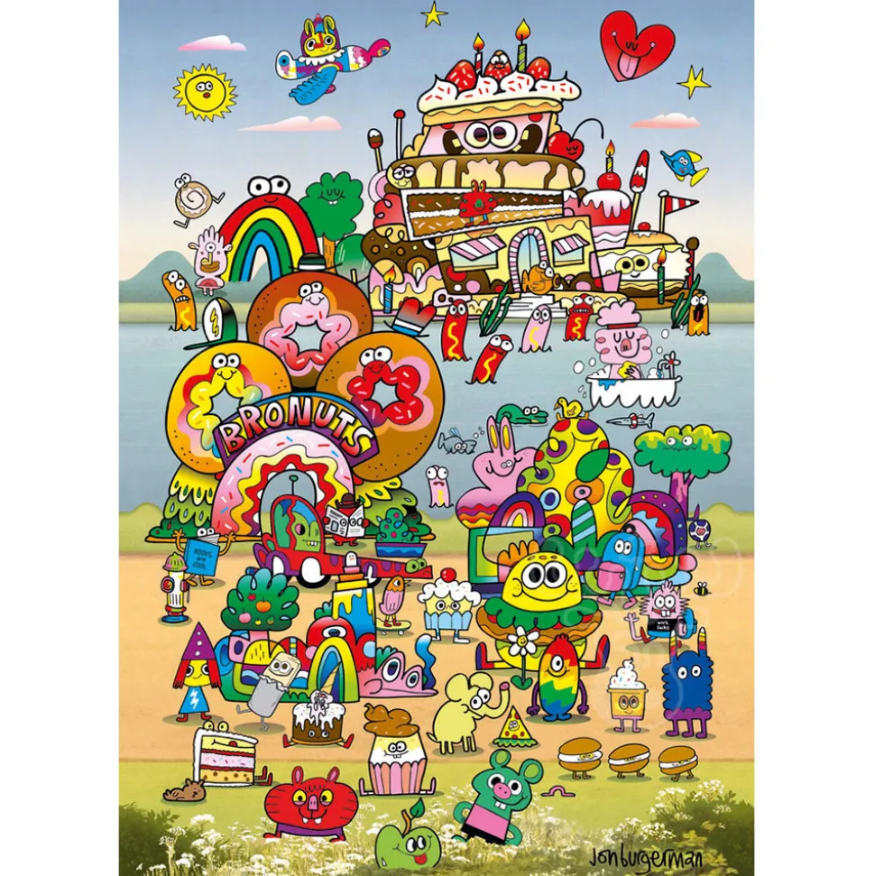 Heye Take a Trip: With Jon Burgerman Puzzle 500pcs