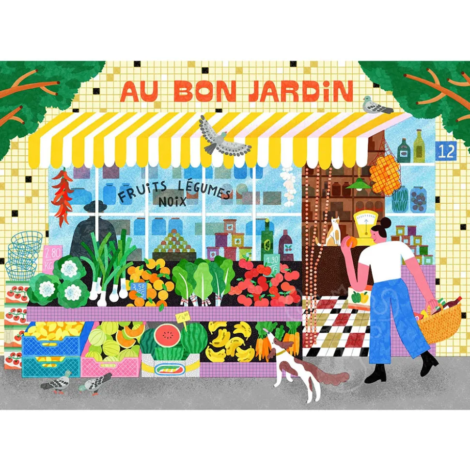 Holiyay At the Market Puzzle 1000pcs