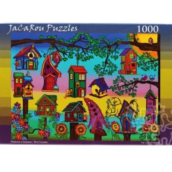 JaCaRou Bird Houses Puzzle 1000pcs