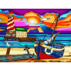 JaCaRou Faraway Lighthouse Puzzle 1000pcs