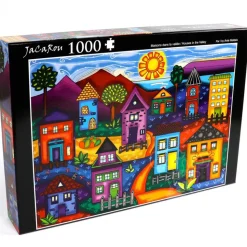 JaCaRou Houses in the Valley / Maison dans la vallée Puzzle 1000pcs