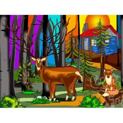 JaCaRou My Deer Friend Puzzle 1000pcs