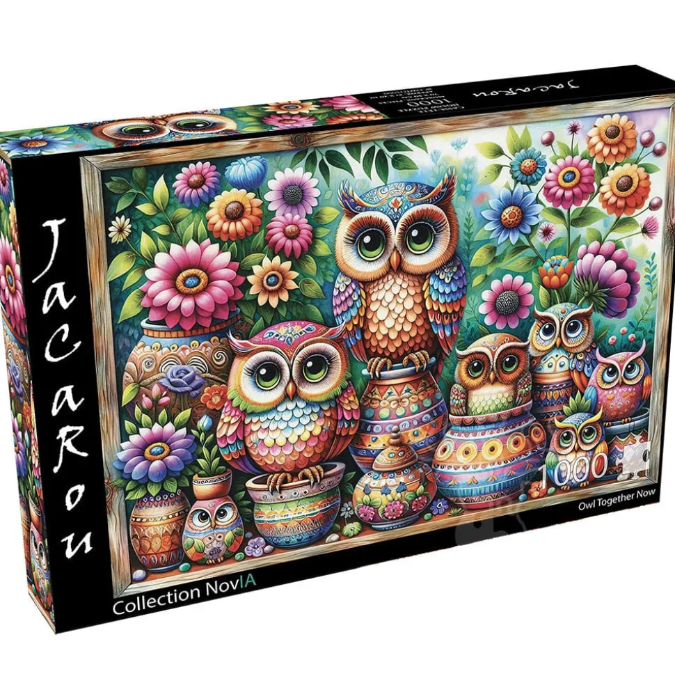 JaCaRou Owl Together Now Puzzle 1000pcs