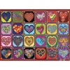 JaCaRou Quilted Hearts Puzzle 1000pcs