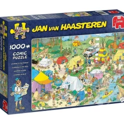 Jumbo Jan van Haasteren - Camping in the Forest Puzzle 1000pcs