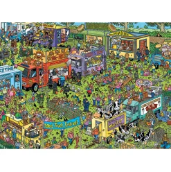 Jumbo Jan van Haasteren - Food Truck Festival Puzzle 1500pcs
