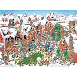 Jumbo Jan van Haasteren - Santa's Village Puzzle 1000pcs
