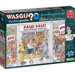 Jumbo Wasgij Mystery Retro 7 Everything Must Go! Puzzle 1000pcs
