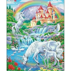 Larsen Unicorns Tray Puzzle 32pcs