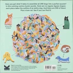 Laurence King 299 Dogs (and a cat) Puzzle 300pcs