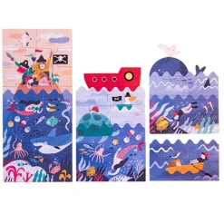 Londji Discover the Treasure Puzzle 4 x 4, 8, 12, 16pcs