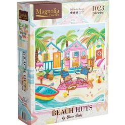 Magnolia Beach Huts Puzzle 1000pcs