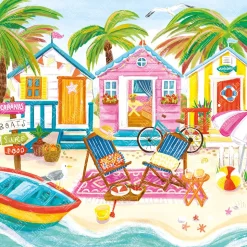 Magnolia Beach Huts Puzzle 1000pcs