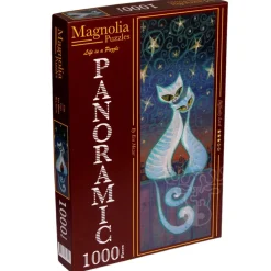 Magnolia Cats Panoramic Puzzle 1000pcs