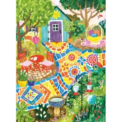 Magnolia Garden Mosaic Puzzle 1000pcs