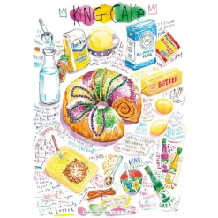 Magnolia King Cake Puzzle 1000pcs