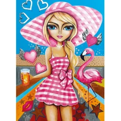 Magnolia Lady in Pink Puzzle 1000pcs