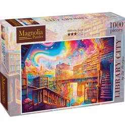 Magnolia Library City Puzzle 1000pcs