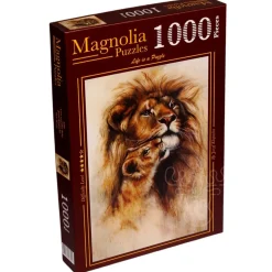 Magnolia Lion and Her Baby Puzzle 1000pcs