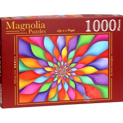 Magnolia Rainbow Petals Puzzle 1000pcs