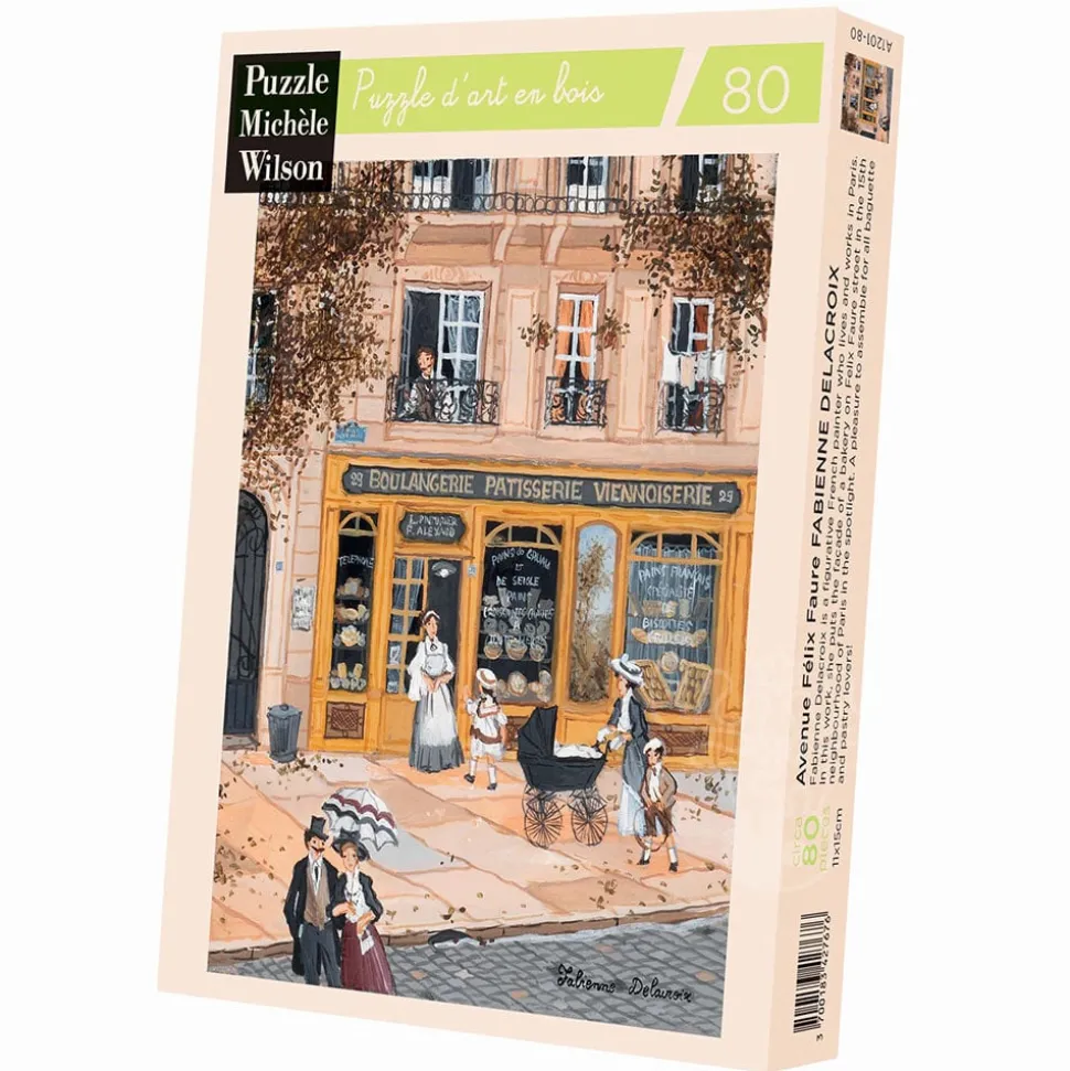 Michèle Wilson Delacroix: Avenue Felix Faure Wood Puzzle 80pcs
