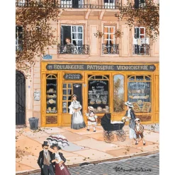 Michèle Wilson Delacroix: Avenue Felix Faure Wood Puzzle 80pcs