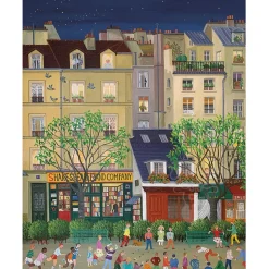 Michèle Wilson Saubry: Shakespeare and Company Wood Puzzle 350pcs