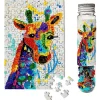 MicroPuzzles Rainbow Giraffe Mini Puzzle 150pcs