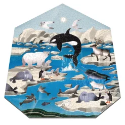 Mudpuppy Arctic Terrarium Shaped Puzzle 750pcs