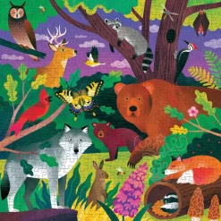 Mudpuppy Glow in the Dark Forest Illuminated Puzzle 500pcs