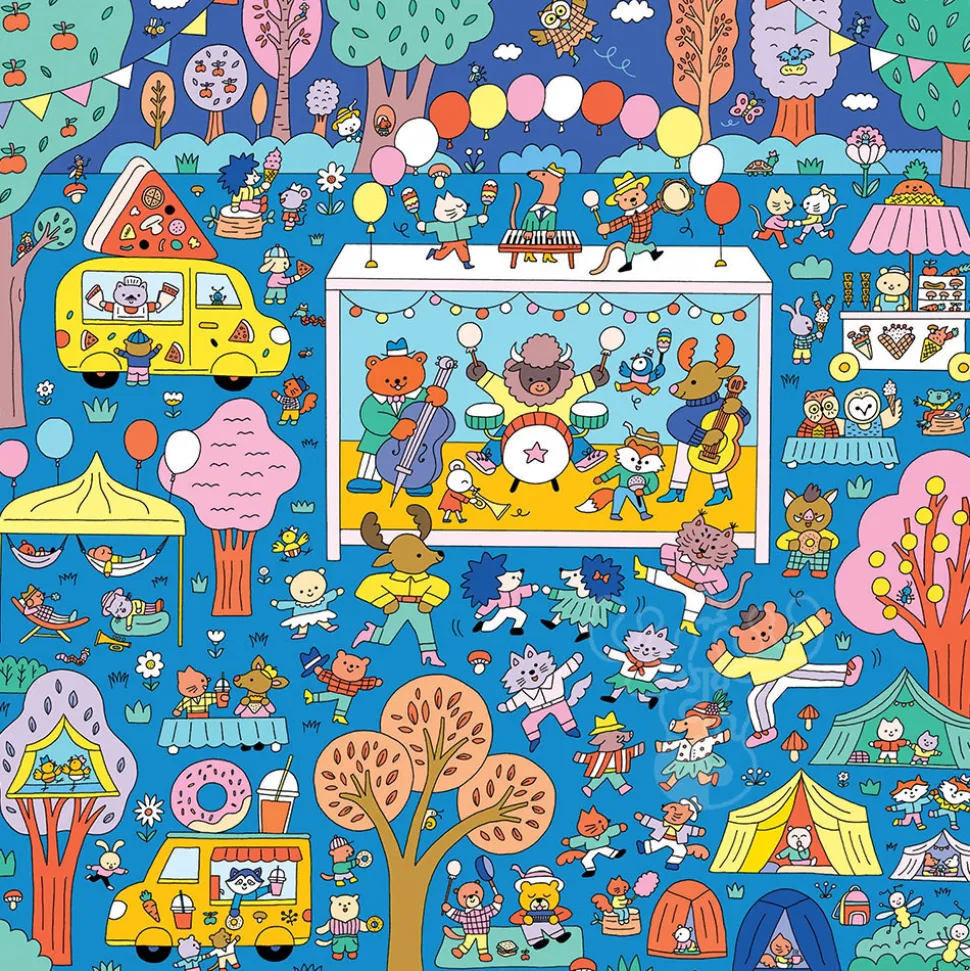Mudpuppy Music Festival Search and Find Puzzle 500pcs