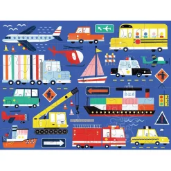 Mudpuppy Puzzle to Go Transportation Puzzle 36pcs