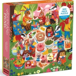 Mudpuppy Woodland Picnic Puzzle 500pcs