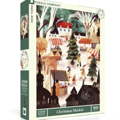 New York Puzzle Co. Adelina Lirius: Christmas Market 1000pcs