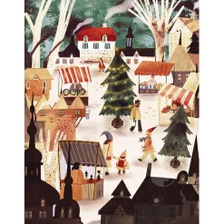 New York Puzzle Co. Adelina Lirius: Christmas Market 1000pcs