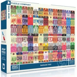 New York Puzzle Co. American Airlines: Baggage Tags Puzzle 1000pcs