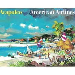 New York Puzzle Co. American Airlines: Acapulco Puzzle 1500pcs