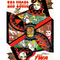New York Puzzle Co. American Airlines: Lucky Las Vegas Puzzle 1000pcs