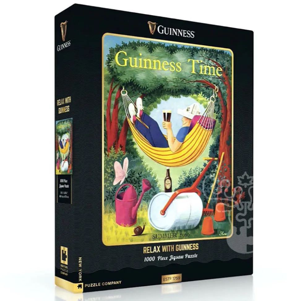 New York Puzzle Co. Guinness: Relax with Guinness Puzzle 1000pcs