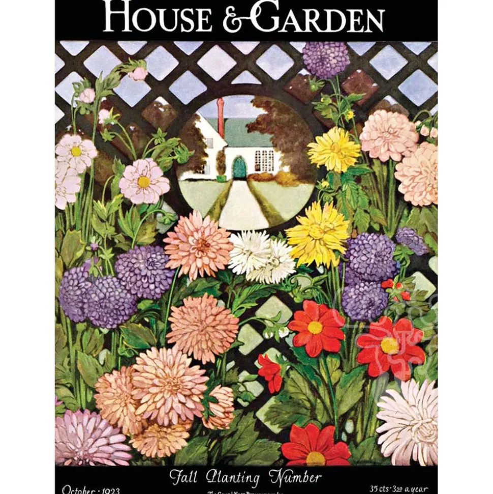 New York Puzzle Co. House & Garden: Floral Trellis Puzzle 1000pcs