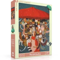 New York Puzzle Co. Janet Hill: The Cat Countess Puzzle 1000pcs