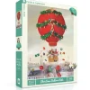 New York Puzzle Co. Janet Hill: Christmas Balloon Ride Puzzle 500pcs