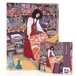 New York Puzzle Co. Jenny Kroik: Bolts Galore Mini Puzzle 100pcs