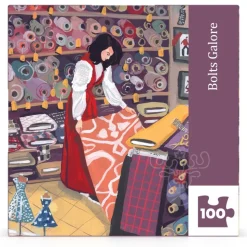 New York Puzzle Co. Jenny Kroik: Bolts Galore Mini Puzzle 100pcs