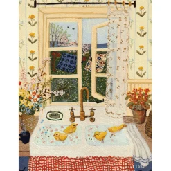 New York Puzzle Co. Loré Pemberton: Forget-me-not Spring Puzzle 1000pcs