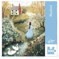 New York Puzzle Co. Loré Pemberton: Bluebird Mini Puzzle 100pcs