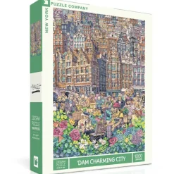 New York Puzzle Co. Max Tilse: 'Dam Charming City Puzzle 1000pcs