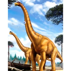 New York Puzzle Co. National Geographic: Brachiosaurus Puzzle 100pcs
