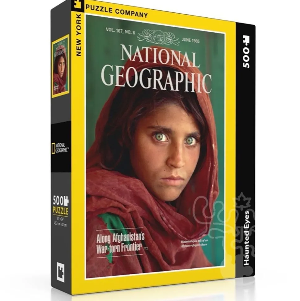 New York Puzzle Co. National Geographic: Haunted Eyes Puzzle 500pcs